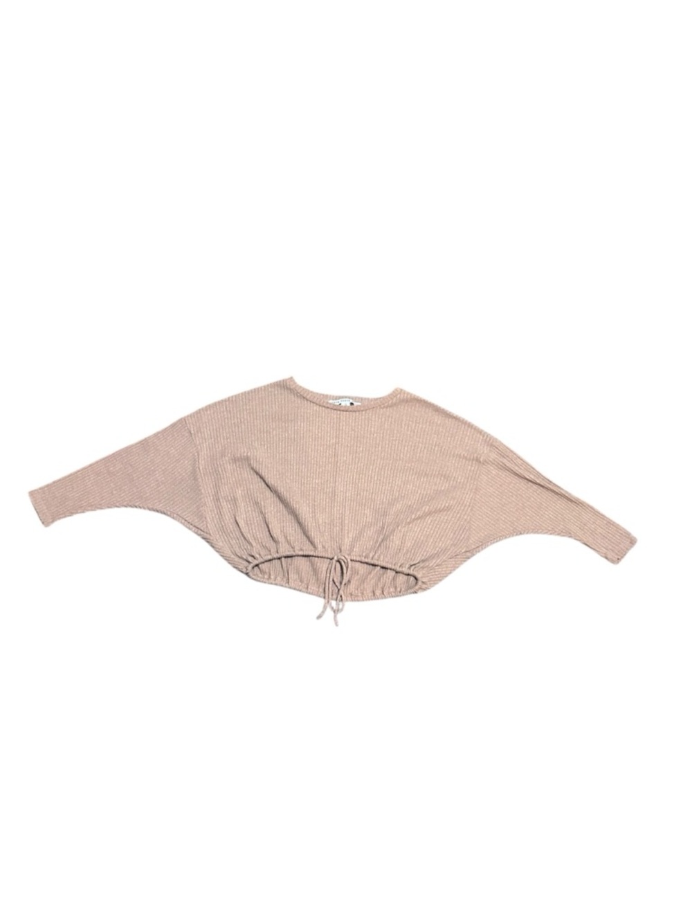 HYFVE Ribbed Knit Top - Beige Blush